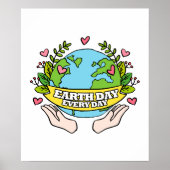 Earth Day Every Day Save The Planet ポスター (正面)