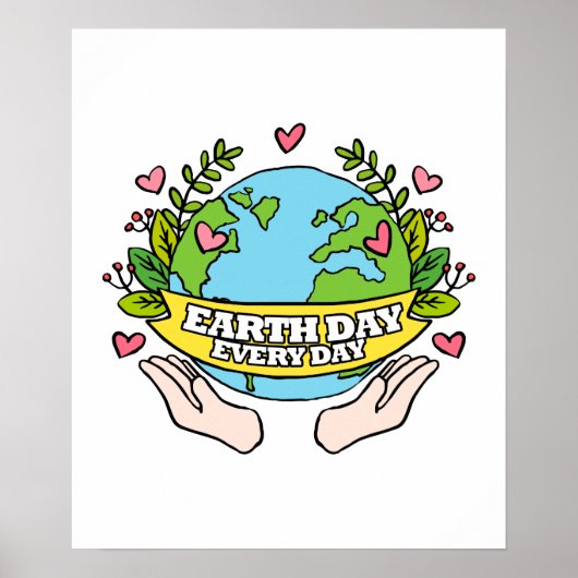 Earth Day Every Day Save The Planet ポスター (正面)