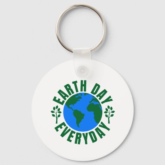 Earth Day Everyday キーホルダー (正面)