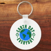 Earth Day Everyday キーホルダー (正面)