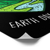 Earth Day Everyday 4月22日Environmentalist Gif ポスター (角)
