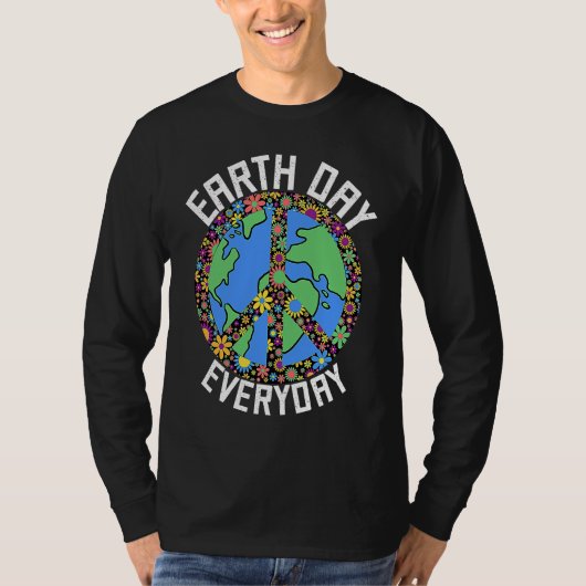 Earth Day Everyday Climate Change Environmental Aw Tシャツ (正面)