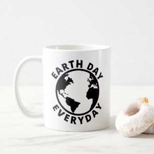 Earth Day Everyday - Earth Day 2022 コーヒーマグカップ