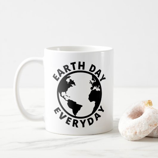 Earth Day Everyday - Earth Day 2022 コーヒーマグカップ (ドーナツ)