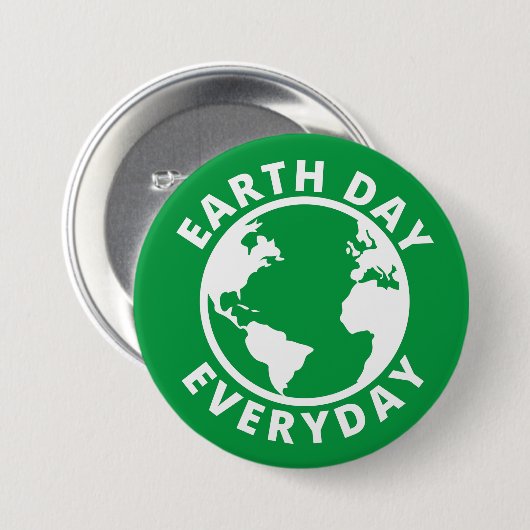 Earth Day Everyday - Earth Day 2022 缶バッジ (正面&裏面)