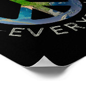 Earth Day Everyday - World Global Peace On Earth S ポスター (角)