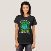 Earth Day Future Clroomおもしろい先生- Earth Smi Tシャツ (正面フル)