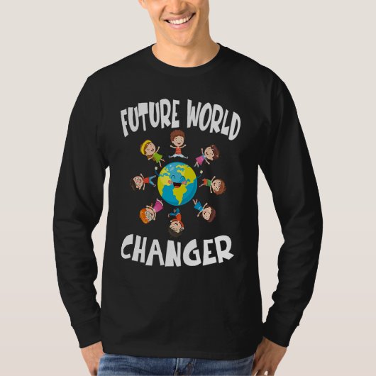 Earth Day Future World Changer Environmentalist  4 Tシャツ (正面)