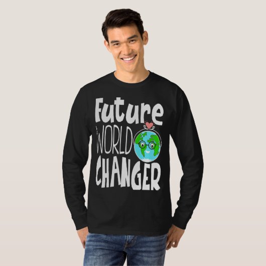 Earth Day Future World Changer Environmentalist  9 Tシャツ (正面フル)