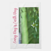 Earth Day Gift 🌸Dreamy Leaves  |Kitchen Towel  キッチンタオル (縦)
