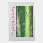 Earth Day Gift 🌸Dreamy Leaves  |Kitchen Towel  キッチンタオル (縦)