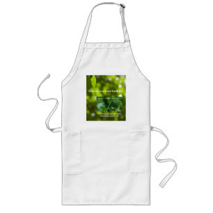 Earth Day Gift 🌸 Glowing leaves Apron ロングエプロン