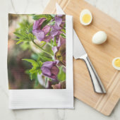  Earth Day Gift 🌸Mystical Flowe   |Kitchen Towel  キッチンタオル (四つ折り)