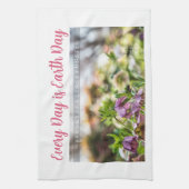  Earth Day Gift 🌸Mystical Flowe   |Kitchen Towel  キッチンタオル (縦)