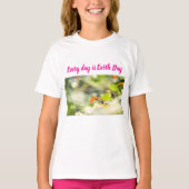 Earth Day Gift 🌸Mystical Flowe    women’s t-shirt Tシャツ (正面)