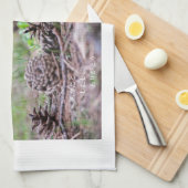 Earth Day Gift 🌸Pine Cone  |Kitchen Towel  キッチンタオル (四つ折り)