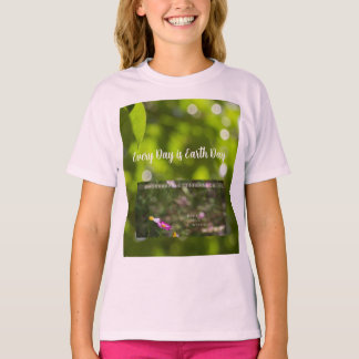 Earth Day Gift 🌸Spring Awakening girls t-shirt Tシャツ