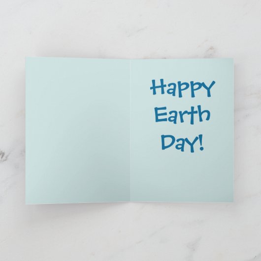 Earth Day Greetingカード カード (内部)
