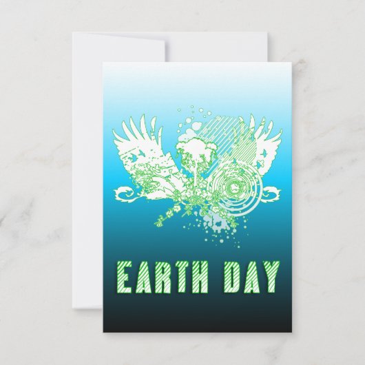earth day : hi-fi tree 招待状 (正面)