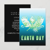 earth day : hi-fi tree 招待状 (正面/裏面)