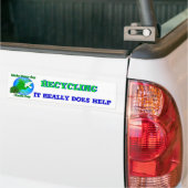 Earth day Make Every Day Earth Day 3Dグラフィック バンパーステッカー (On Truck)