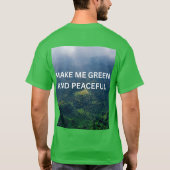 EARTH DAY MESSAGE  Tシャツ (裏面)