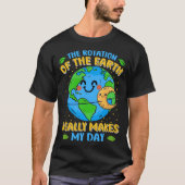 Earth Day Planet Vegan Animals Environment Generic Tシャツ (正面)