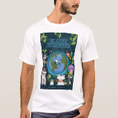 earth_day_poster tシャツ (正面)