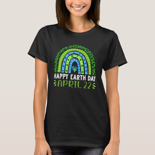 Earth Day  Save Our Home Plant More Trees Go Plane Tシャツ (正面)