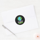 Earth Day Shirt Environment Gift Make Every Day Ea ラウンドシール (封筒)