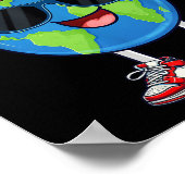 Earth Day Shirts Kids Boys Toddler 55th Anniversar ポスター (角)