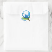 Earth Day Sticker, Earth ラウンドシール (バッグ)