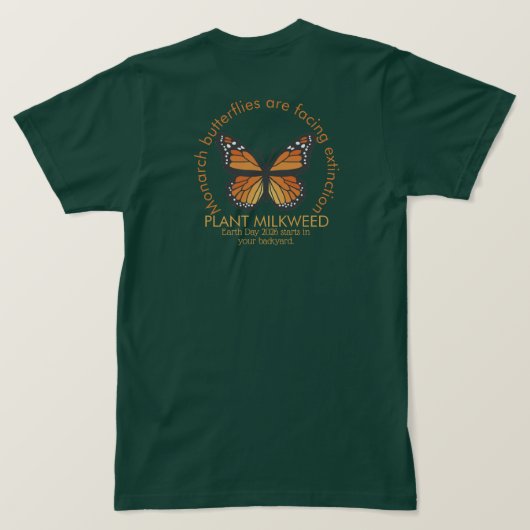 Earth Day T-Shirt Tシャツ (デザイン裏面)