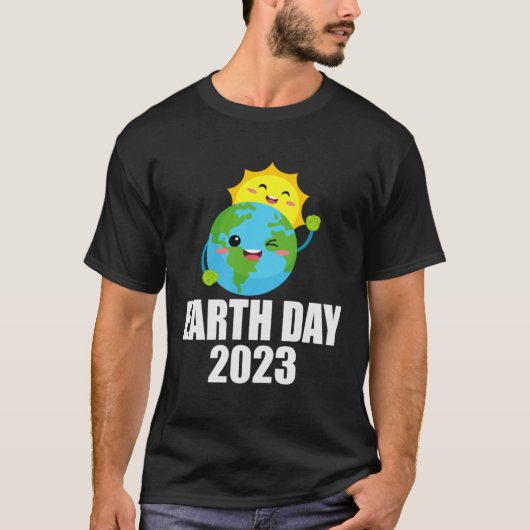 Earth Day Tee Earth Day For Kids Students 2023 Tシャツ (正面)