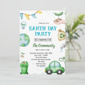Earth day theme invitation 招待状 (スタンド正面)