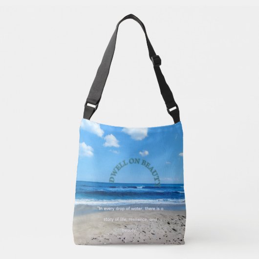 Earth day tote クロスボディバッグ (正面)