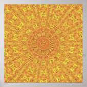 EARTH Element Contours Pattern poster ポスター (正面)