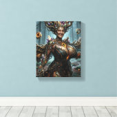 Earth Elemental キャンバスプリント (インサイチュ (ウッドフロア))