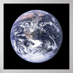 Earth from Apollo 17 ポスター