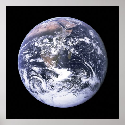 Earth from Apollo 17 ポスター (正面)