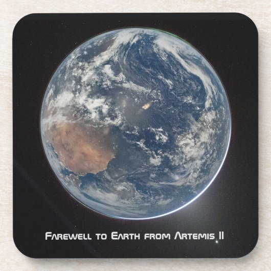Earth From Artemis II コースター (正面)