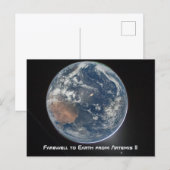 Earth From Artemis II ポストカード (正面/裏面)