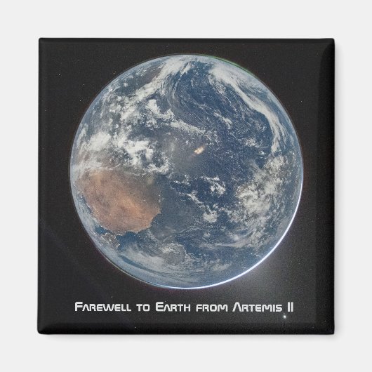 Earth From Artemis II マグネット (正面)