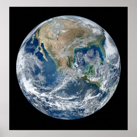 EARTH FROM PLANET BLUE Marble 2012 Composite ポスター (正面)
