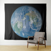 Earth globe with photo taken from space タペストリー (インサイチュ(横))