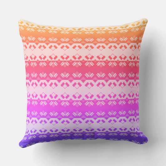 Earth Grid Rainbow  クッション (裏面)