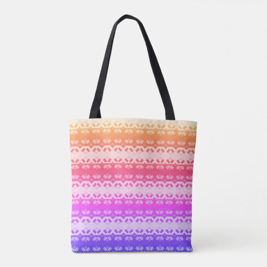 Earth Grid Rainbow Summer Tote トートバッグ (裏面)