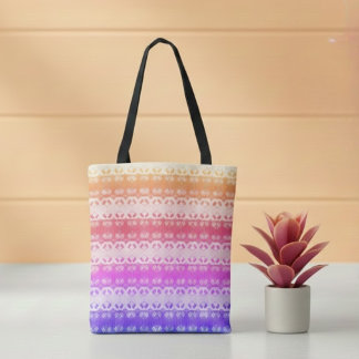 Earth Grid Rainbow Summer Tote トートバッグ