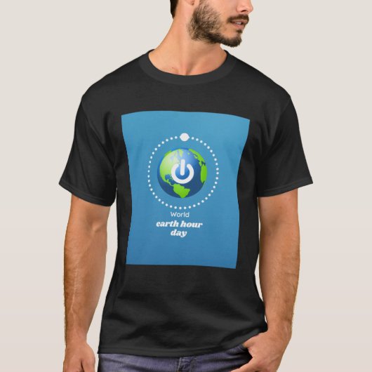 Earth Hour  Earth Day  Ecology  Protection of the  Tシャツ (正面)