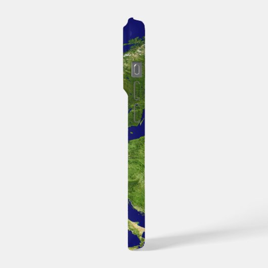 Earth image maps  iPhoneケース (左側面)